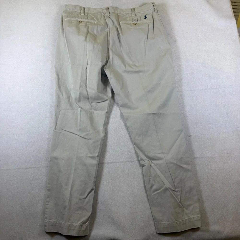 Polo‎ Ralph Lauren Mens Classic Fit Chinos Khaki Tan Twill Pants 36x30